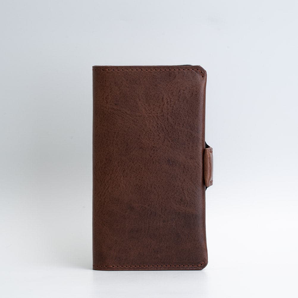 Leather iPhone folio wallet with Magsafe - The Minimalist 2.1 - SALE