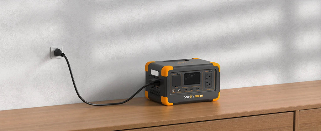 Pecron E300LFP Portable Power Station 600W 288Wh LiFePO4 Battery Solar Generator Power Bank Fast Charging for Home , RV, Camping-5
